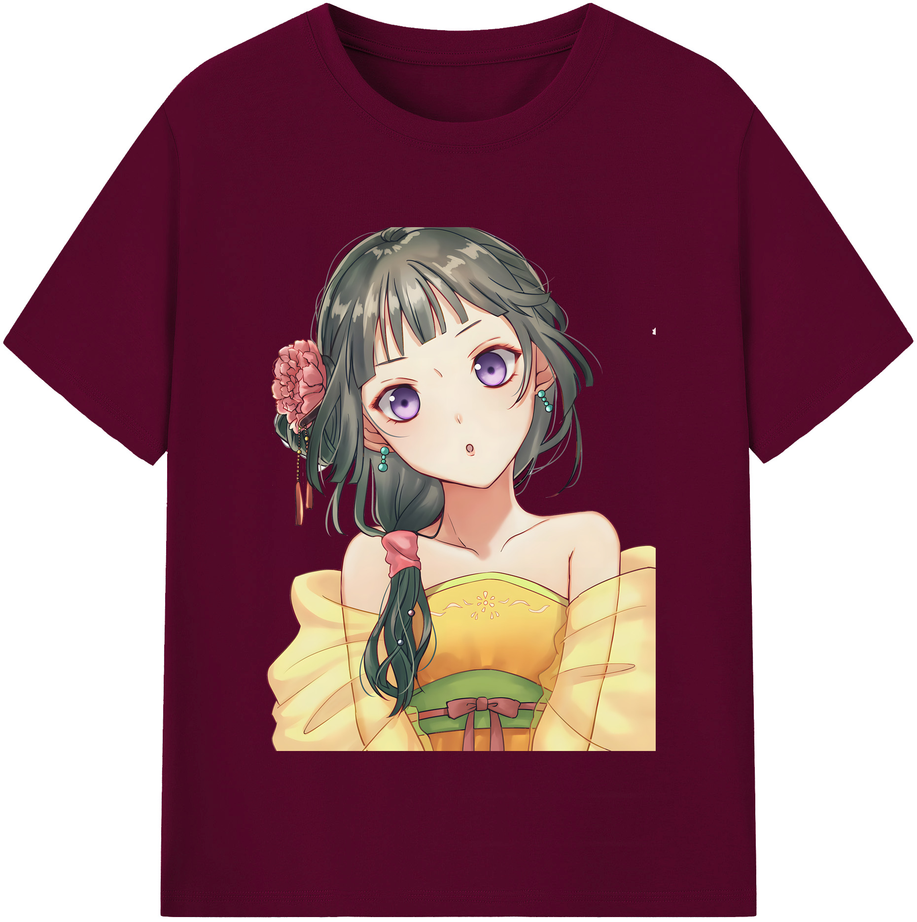（画像用） 薬屋のひとりごと The Apothecary Diaries レディースカジュアルプリントTシャツ（綿100％）